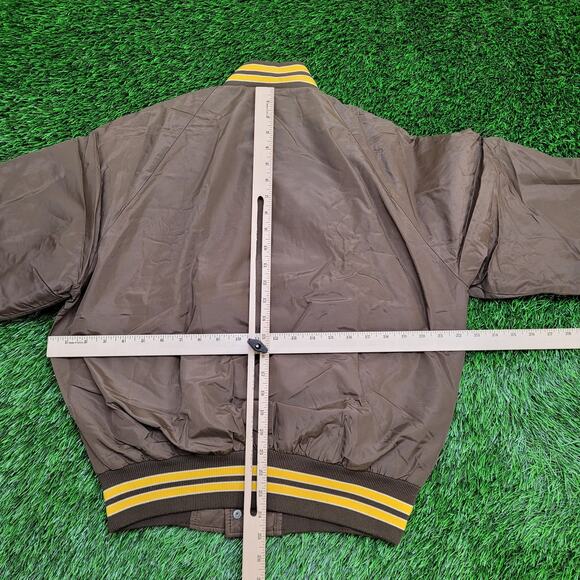 Vintage Dunbrooke Pla-Jac Bomber Jacket M/L 23x25 Baggy Crop USA - Picture 5 of 13